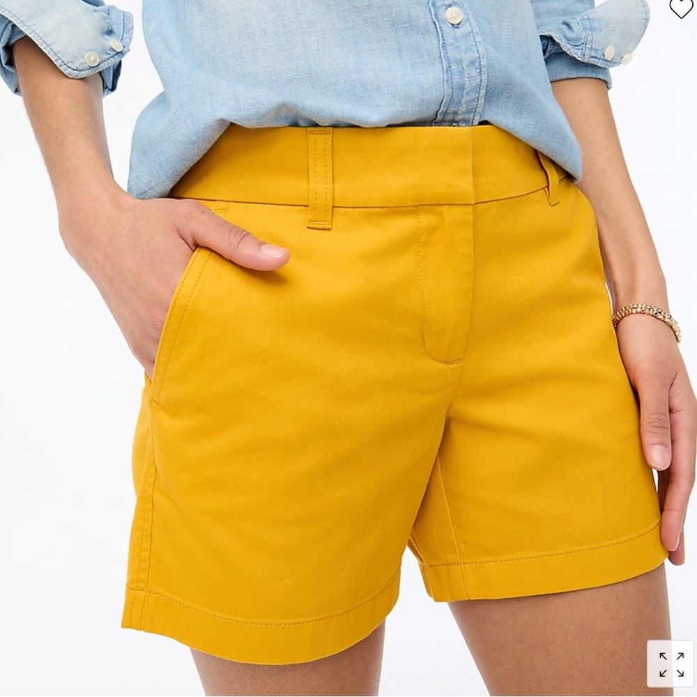 J. Crew 3.5” classic chino short. Color: Bronzed Ochre